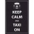 Keep Calm and Taxi On - Greeting Card