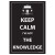 Keep Calm I've Got The Knowledge - Print