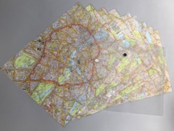 London A-Z Premier Map - Laminated Cut Outs