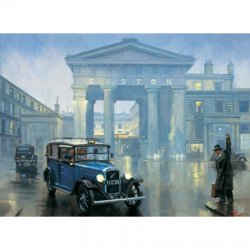 'Euston Taxi' Greeting Card