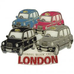 Black Cab Magnet