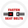 Fasten Seat Belts - Tax Disc Holder