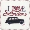 I Love London Taxis Coasters