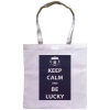Keep Calm and Be Lucky - Tote Shopping Bag