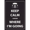 Keep Calm I Know Where I'm Going - Greeting Cards
