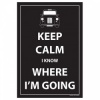Keep Calm I Know Where I Am Going - A5 Notepad