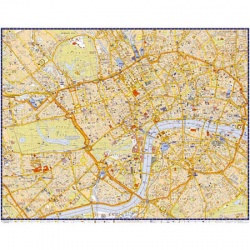 London Super Scale Map - Flat Laminated