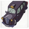 Arty Glode Taxi Magnet
