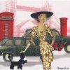 Glamourous London Icons Greeting Card